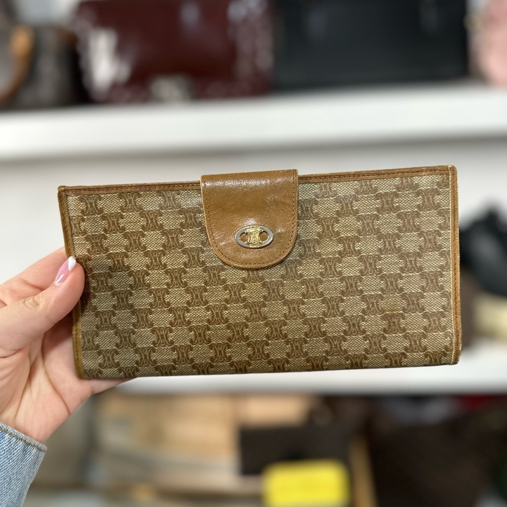 Celine Long Neutral Wallet